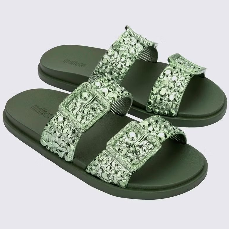 Melissa Lust Slide Verde  - 100% Original