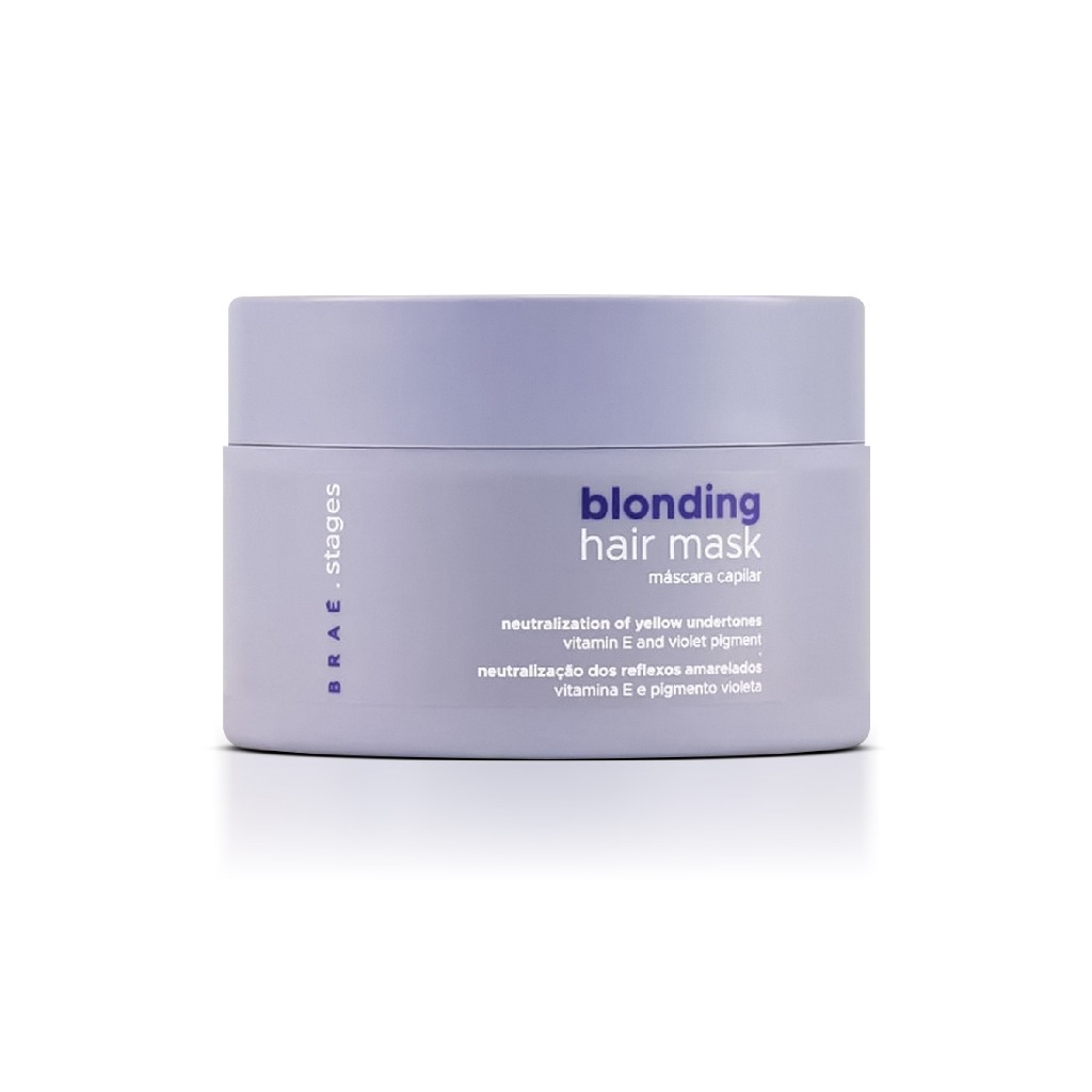 Máscara Capilar Condicionante Braé Stages Blonding 200g Matizadora para Cabelos Loiros em Oferta na Shopee