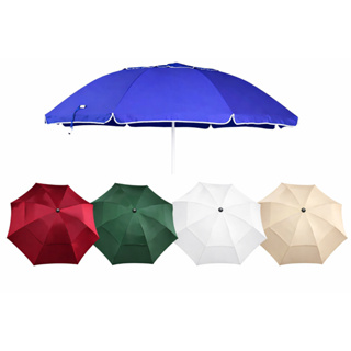 Guarda Sol Gigante 2,40m Praia Piscina Respirável Uv Verão Premium Lisa em Oferta na Shopee