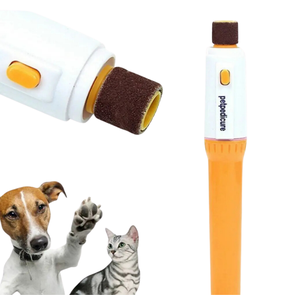 Lixador De Unhas Pet Com 3 Lixa A Pilhas Cachorro Gato Apara Garras do Cão Gatinho Coelho em Oferta na Shopee