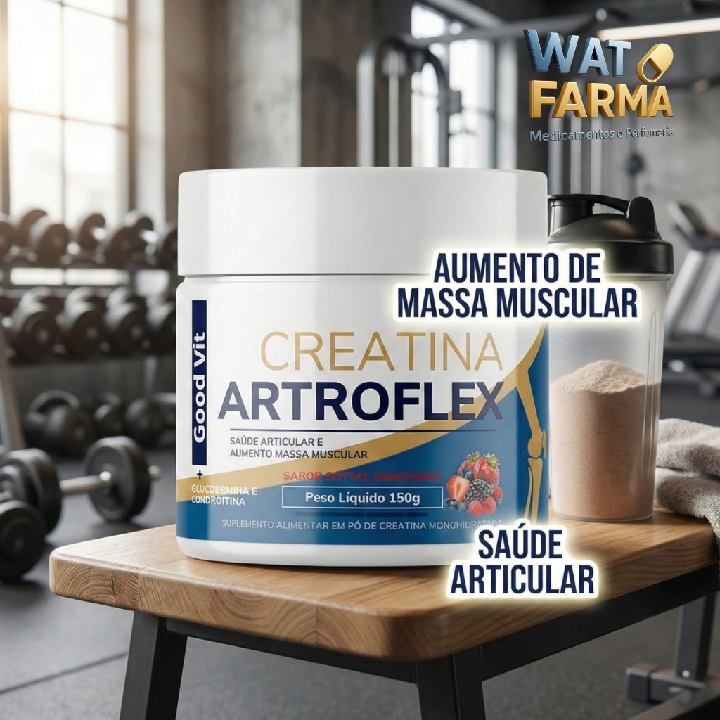 Creatina Artroflex Creatina + Glucosamina + Condroitina + Colágeno Tipo 2 + Magnésio 150g Good Vit