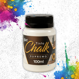 Tinta Chalk Gliart 100ml Acabamento Fosco para Decoração, Artesanato e Pintura em MDF Madeira e Parede em Oferta na Shopee