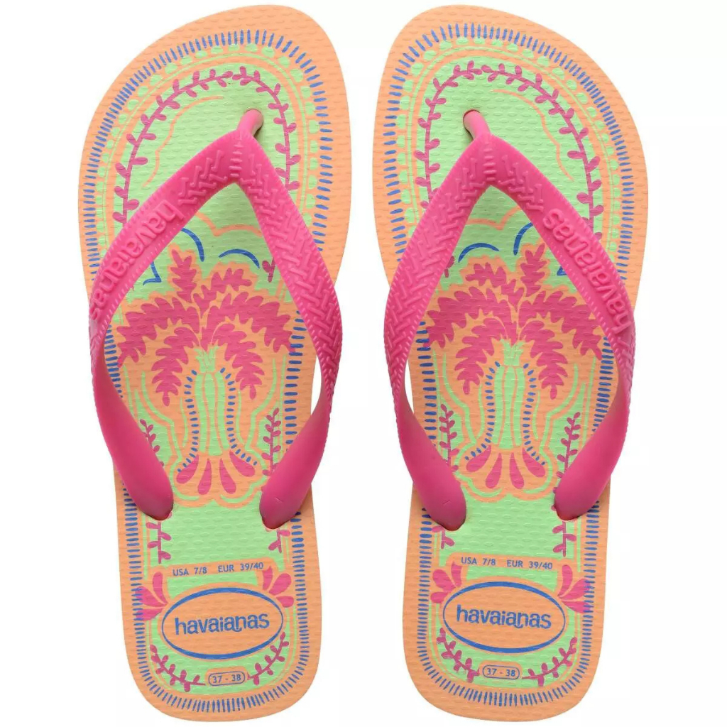 Havaianas Top Summer Vibes Numeração 33/34 Ao 41/42 Cores Pessego e Buttercream