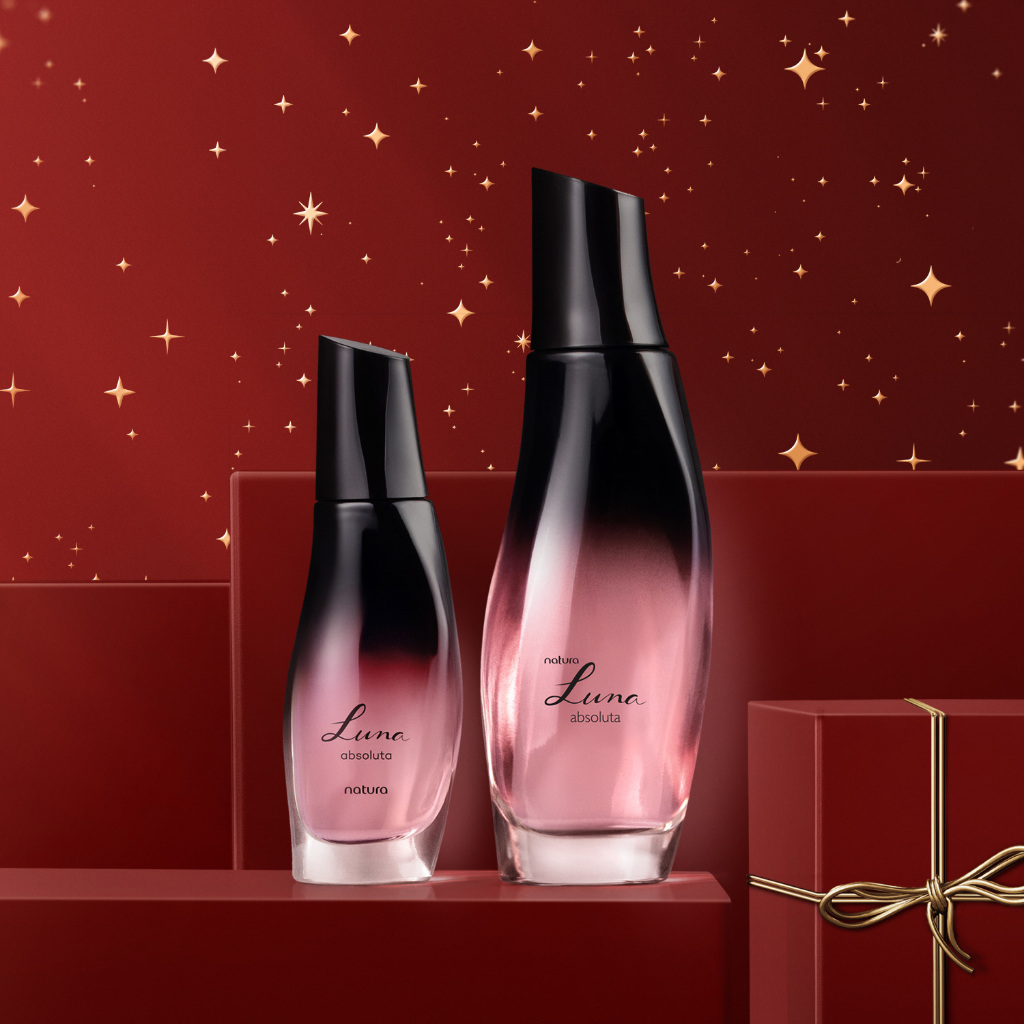 Kit Presente Desodorante Colônia Natura Luna Absoluta 75ml Original