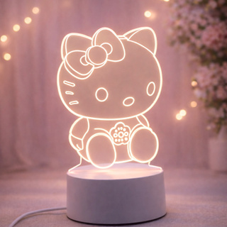 Luminária LED 3D de Mesa /Decoração Hello Kitty em Oferta na Shopee