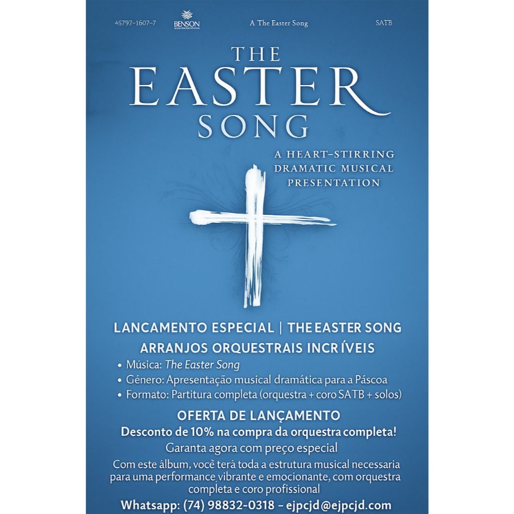 🎶 The Easter Song A Heart-Stirring Dramatic Musical Presentation 📘 📦 Preview Pack / CD + Songbook