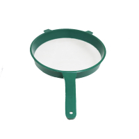 Peneira Coador Grande Plástica Com Cabo 19 Cm
