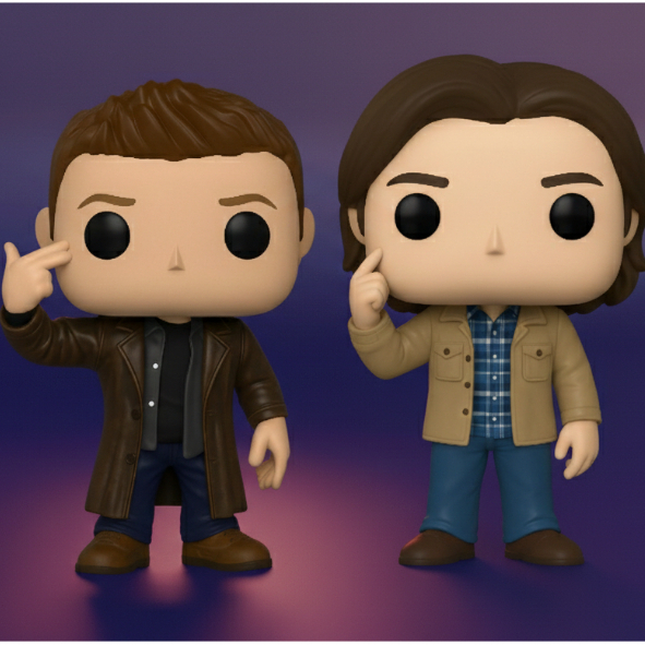 Boneco colecionavel Sam & Dean Winchester Supernatural Sobrenatural - Impressão 3d