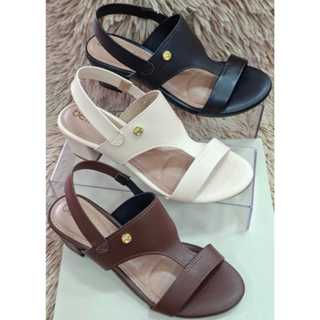 Tamanco Beira Rio 8246.1211 (Produto Original) - Creme/Preto/Conhaque em Oferta na Shopee