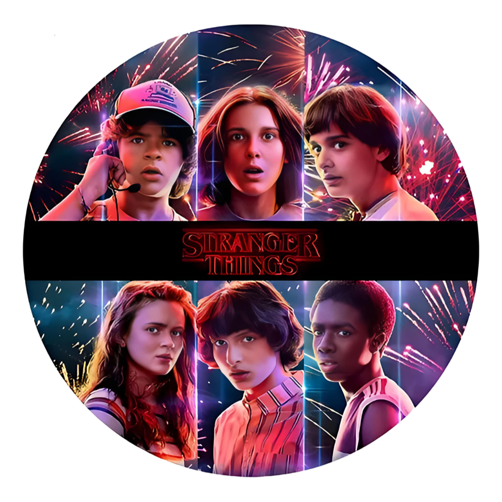 Capa para Mini Painel Redondo Stranger Things 50cm em Oferta na Shopee