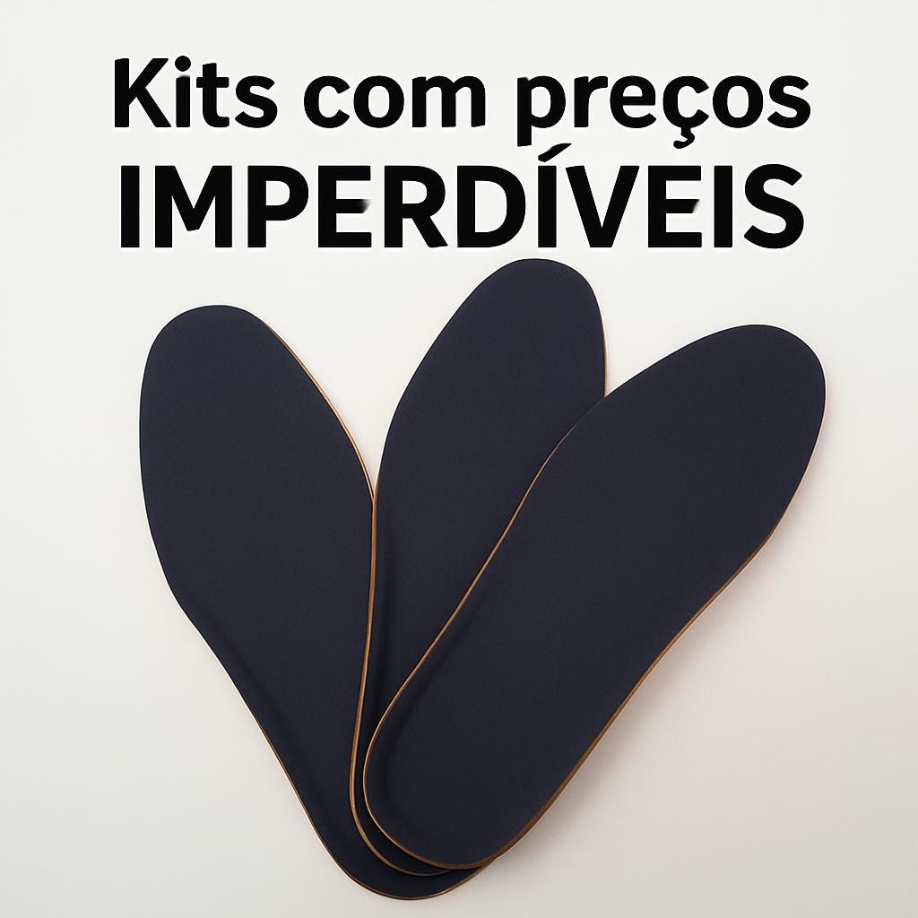 Palmilha Unissex Macia Leve Confortável Se Ajusta Em Todos Os Calçados