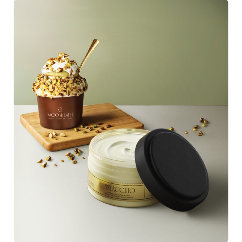 Eudora Manteiga Ultra Hidratante Corporal Instance Pistacchio (Pistache) Bacio de Latte 150g