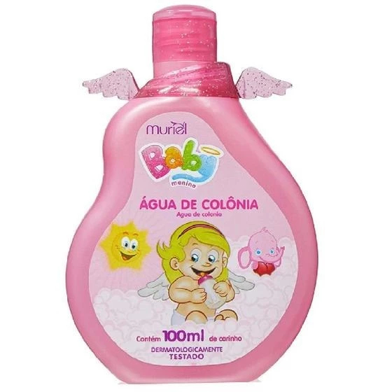 Colonia Infantil Baby 100ml Cheirinho de Bebê Menina Original- Muriel Cosmeticos