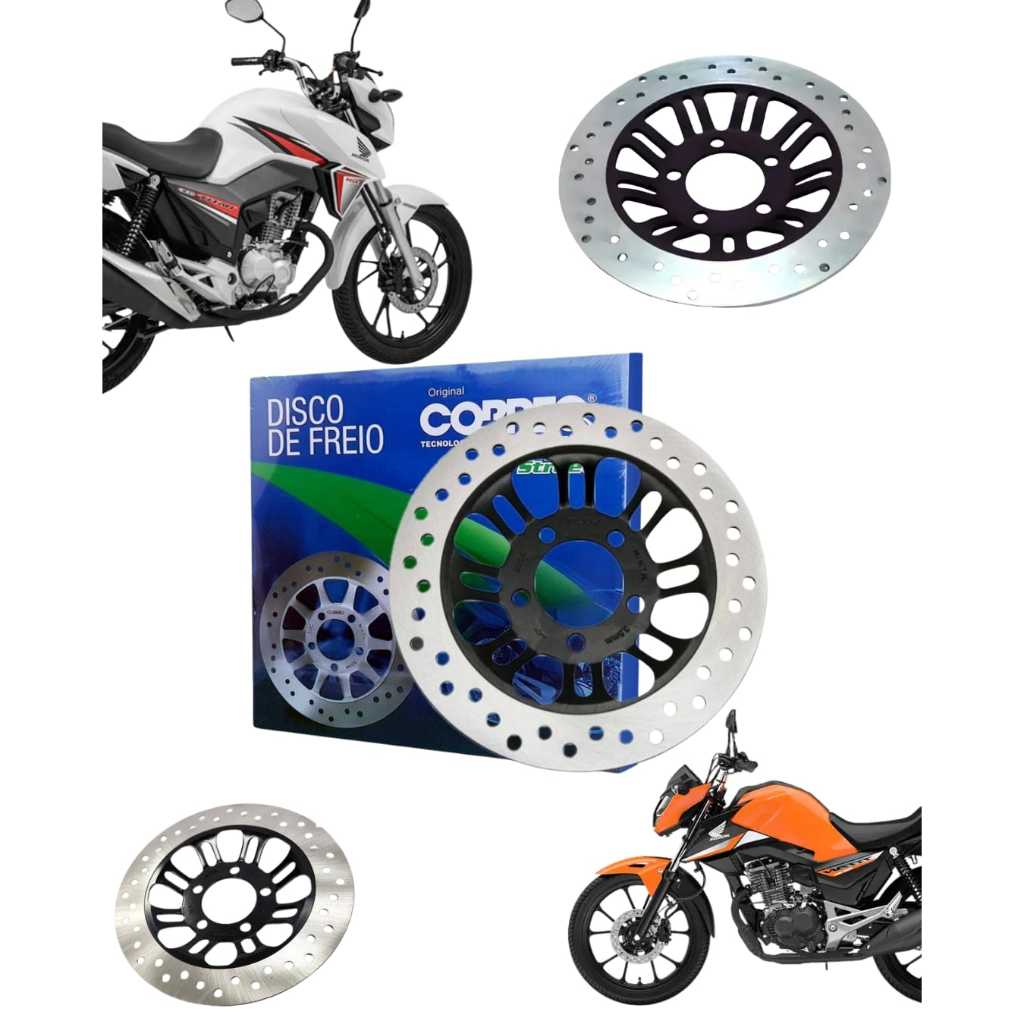 Disco Freio Dianteiro Cg Titan Fan 160 2019 2020 2021 em Oferta na Shopee