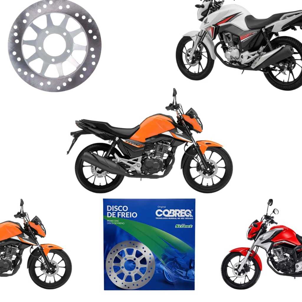 Disco Freio Dianteiro Honda Cg Titan 150 Fan 160 Titan 160