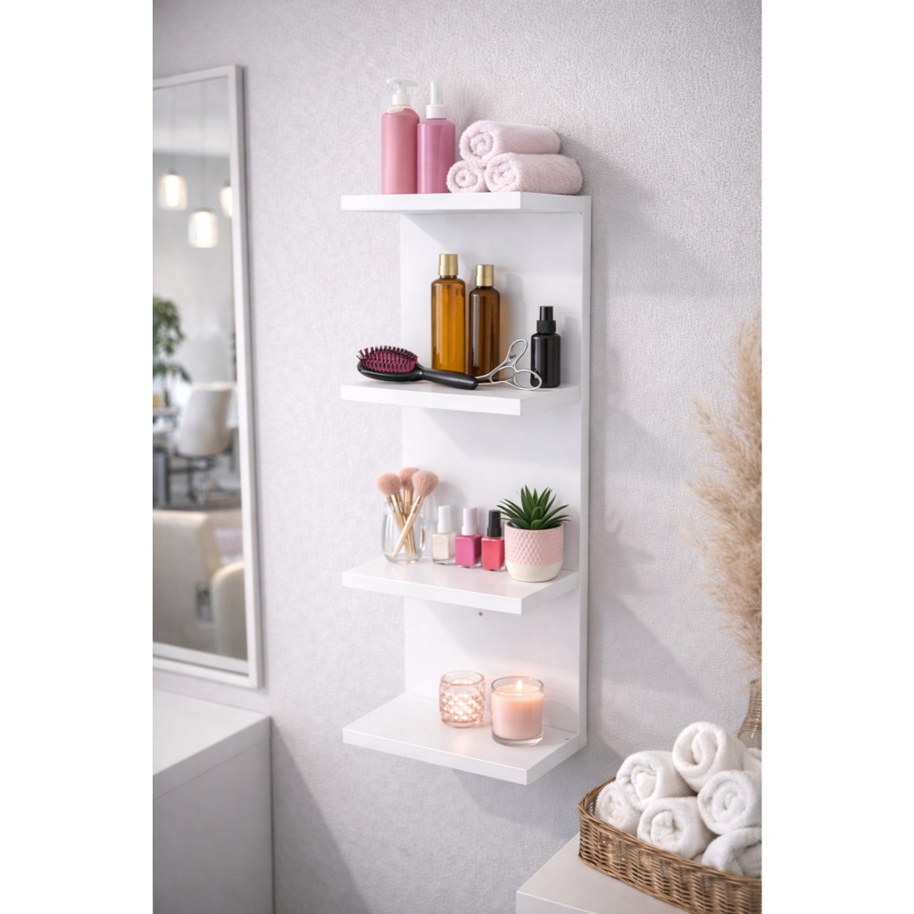 Torre Prateleira MDF 85 cm – Estante Decorativa e Organizadora para Casa Quarto Sala Escritório