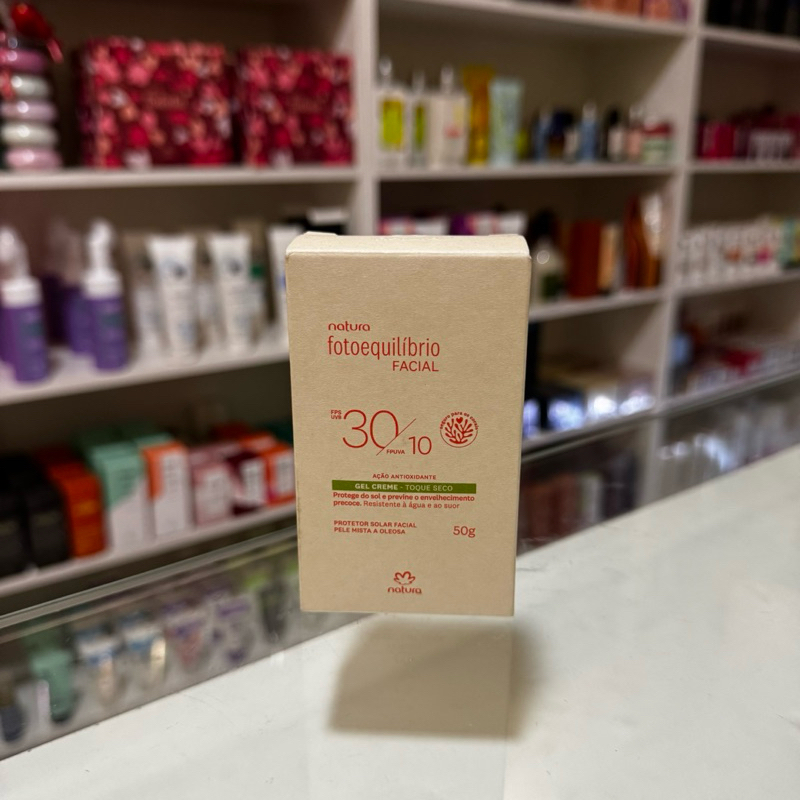 Protetor Facial Gel Creme FPS 30 FPUVA 10 Fotoequilíbrio 50 g