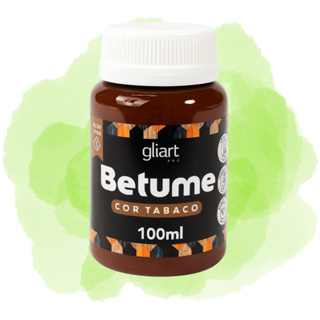 Betume Base De Água Gliart Cor Tabaco Acabamento Fosco 100ml Tinta Fosca Patina Efeito Envelhecido em Oferta na Shopee