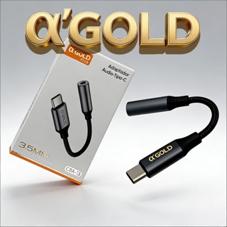 Conversor Type-C P2 3.5mm A'Gold | Áudio Estéreo | Controle de Chamadas | Para Celular e Notebook em Oferta na Shopee