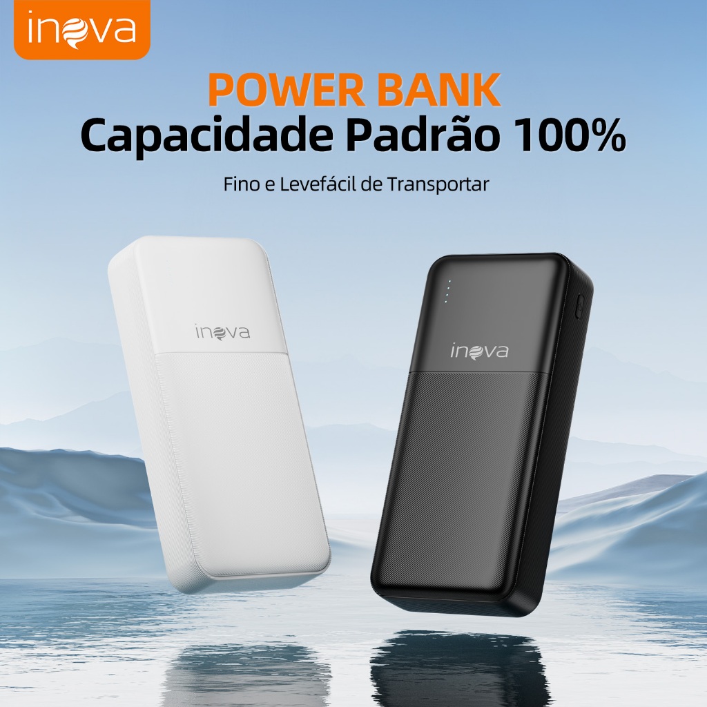 INOVA Power bank 20000mAh fonte de alimentação móvel multi-interface de grande capacidade 10000mAh