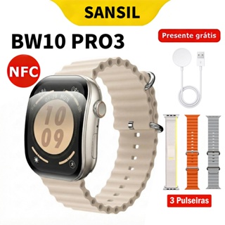 Relógio Smartwatch BW10 Pro Bluetooth Call NFC ChatGPT À Prova D'água GPS 3D Tela Curva Relógio Feminino Masculino em Oferta na Shopee