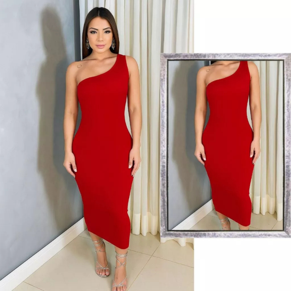 Vestido Feminino Midi Mula Manca Conforto e Estilo Moda Verão 2026 em Oferta na Shopee