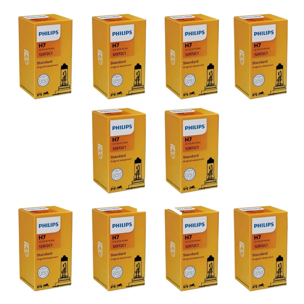 Lâmpada Farol Phillips H7 12v 55w Carro/ Caminhonete em Oferta na Shopee