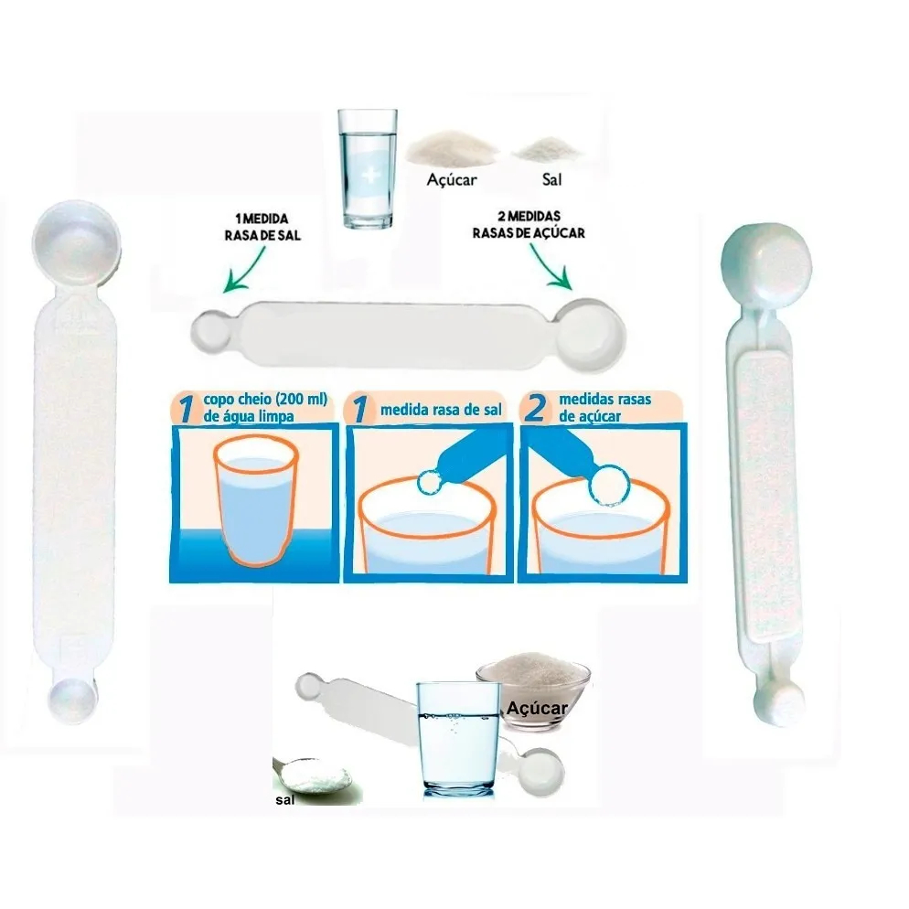12 Colheres de Soro Caseiro - Essencial Saúde Família e Primeiros Socorros em Oferta na Shopee