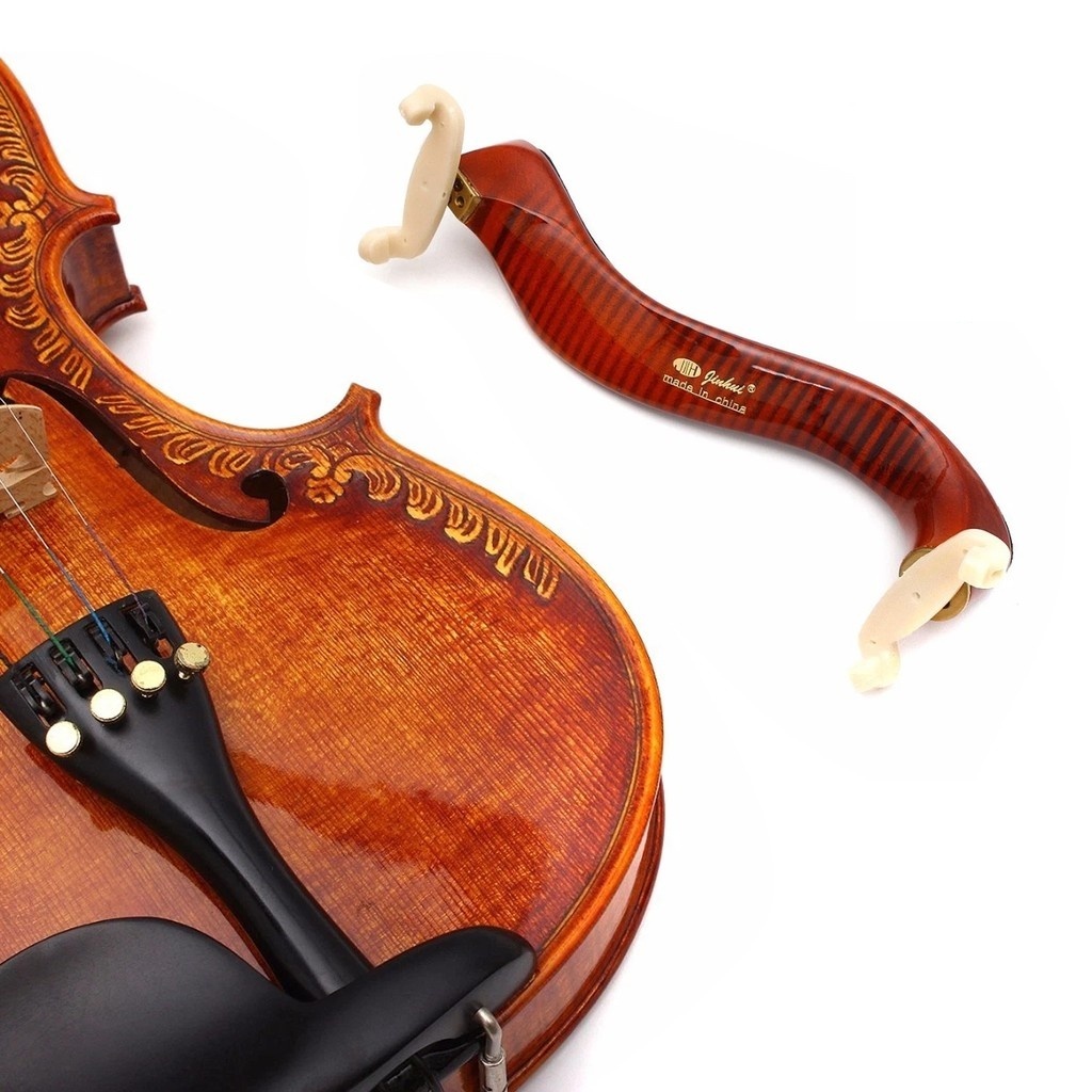 Espaleira Para Violino 4/4 E 3/4 Madeira Rajada Profissional