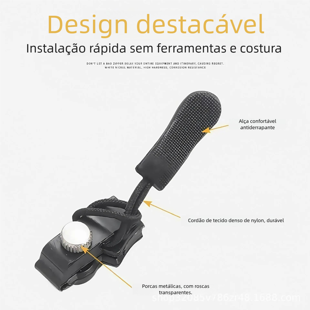 3/10 Pçs Ferramenta de Reparo de Zíper - Reparador Removível e Instantâneo