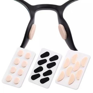 Kit 8 Plaquetas de Óculos com Almofadas - Adesivas Antiderrapantes para Ajuste Perfeito em Oferta na Shopee