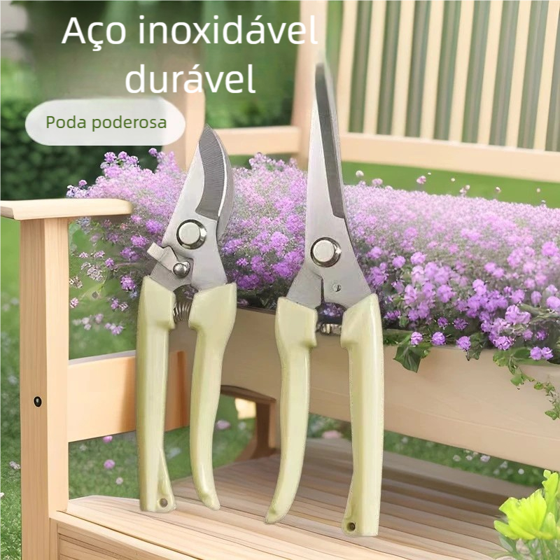 Tesoura de Jardinagem Super Afiada - Para Poda de Ramos e Plantas