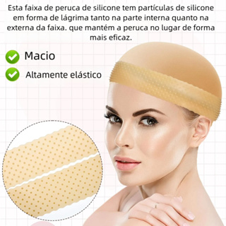 Kit de Acessórios para Perucas - Wig Cap + Hair Grip para Laces em Oferta na Shopee
