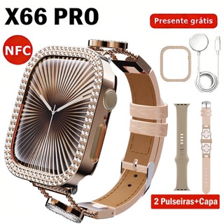 Relógio Smartwatch X66 Pro Series 11 Amoled Whatsapp Chat GPT Gps Nfc Relógio Inteligente…