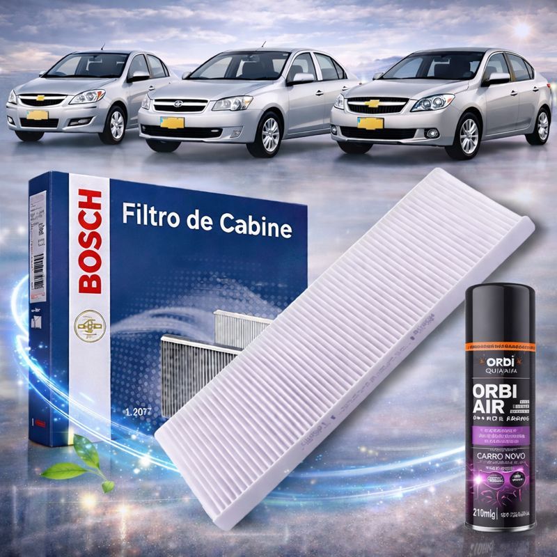 Filtro Ar Condicionado + Higinizador Corsa Celta Prisma Agile Montana Classic 0986BF0501