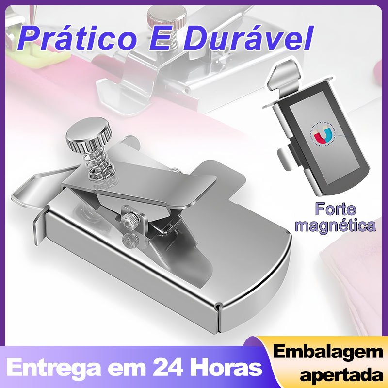 Aparelho Guia De Bainha De Barra Reta Magnética Ima Para Máquina Costura Para Costura Universais em Oferta na Shopee