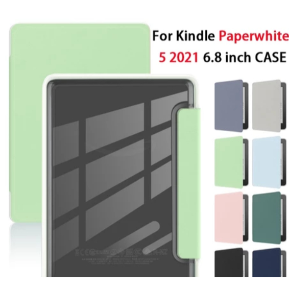 Capa Case Acrílico Magnética Para Amazon Kindle Paperwhite 2021 KPW5 6.8 Polegada M2L3EK Com função sleep