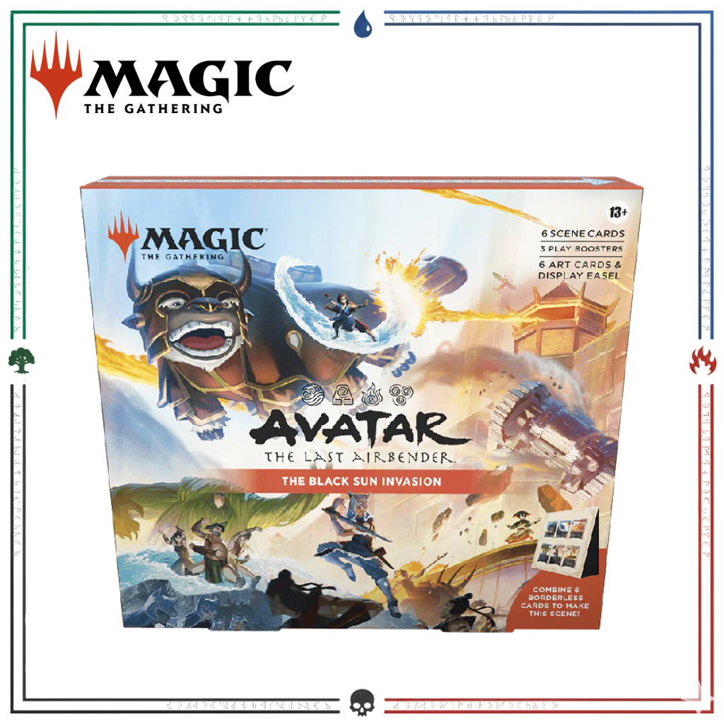 Magic: The Gathering Avatar Legendary Boy An Scene Box (THE BLACK SUN INVASION) English Version MTG Trading Card Wizards