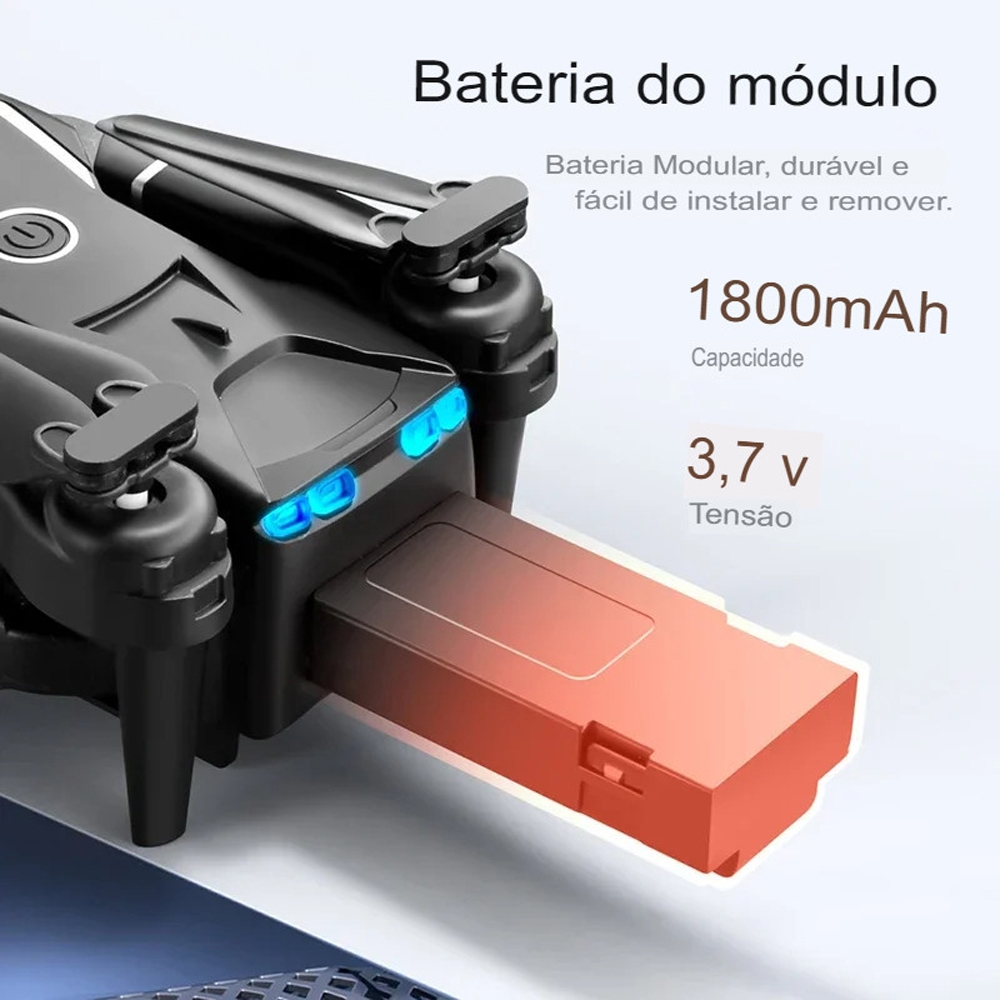 DLI Mini Drone V88 Profissional Dual Camera com Wifi 2 Baterias