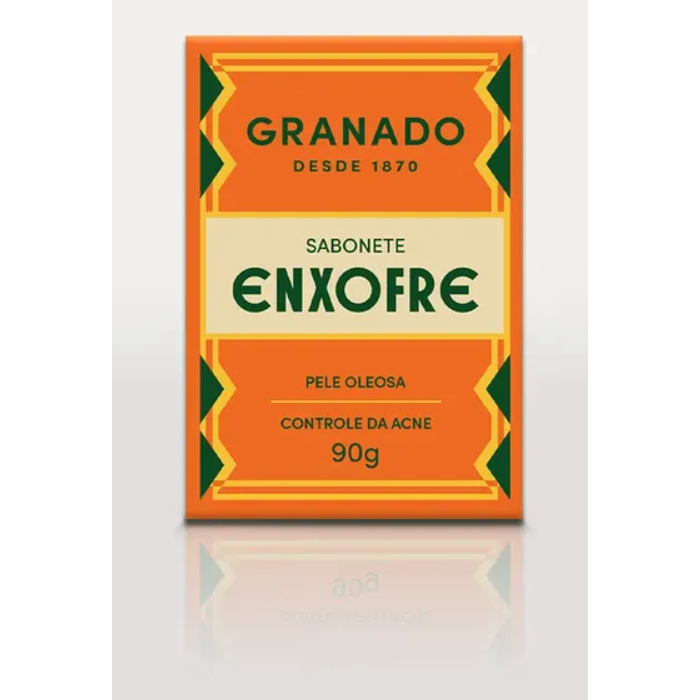 SABONETE BARRA GRANADO 90G ENXOFRE 1 unidade OU kit com 2