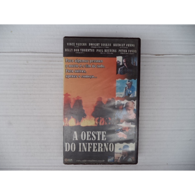 Fita Vhs A Oeste Do Inferno Original Legendado Vince Vaughn Bridget Fonda Western