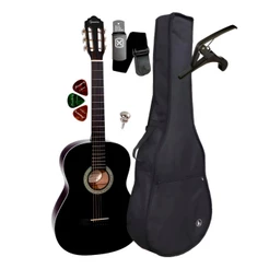 Violão Acústico Giannini S-14 Bk + Capa E Acessórios