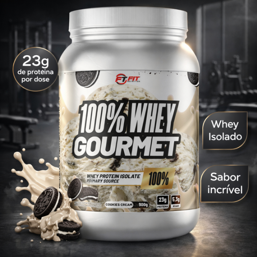 Whey Protein Gourmet Concentrado e Isolado 23g Proteína