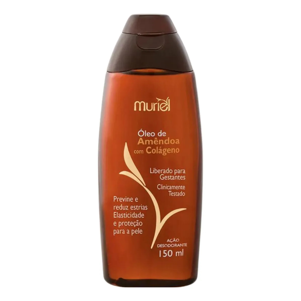 Óleo Corporal de Amêndoa com Colágeno Muriel 150ml - Hidratação e Elasticidade