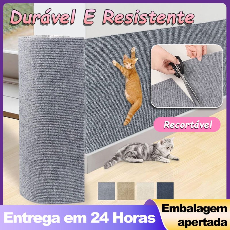 Protetor de Sofá para Gatos - Arranhador Adesivo Premium - Anti-Arranhão, Fácil de Instalar em Oferta na Shopee