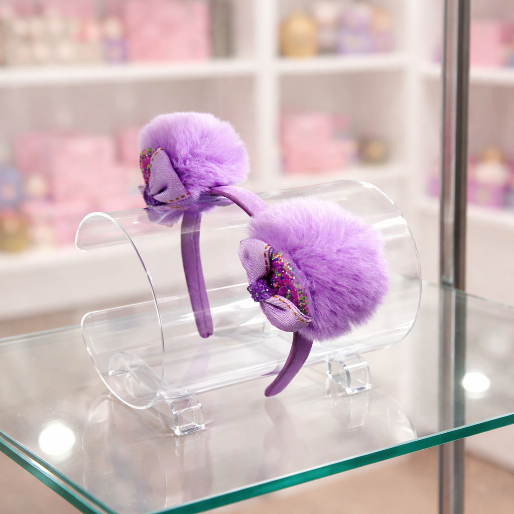 Expositor Porta Tiara Acrilico Mini Pequeno em Oferta na Shopee