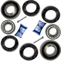 Kit Rolamento Roda Traseiro Para Vw Kombi Clipper, Carat 78/2013