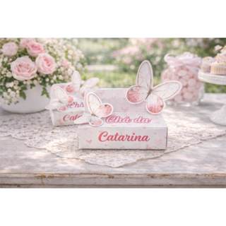 Jardim das Borboletas  - Porta Bis Cor clara (cabe 1 bis) - (Leia a descrição e fique atento ao tamanho) em Oferta na Shopee