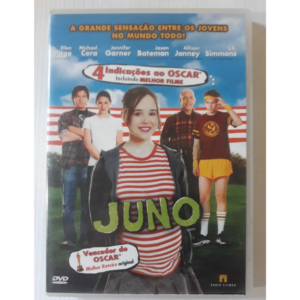 Dvd Juno (2007) - Ellen Page, Jennifer Garner - Original Usado