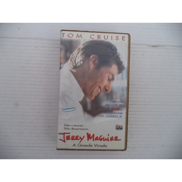 Fita Vhs Jerry Maguire A Grande Virada Original Legendado Tom Cruise